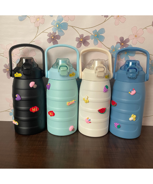 PK15 - 1200ML- CHARMS INSULATED WATER BPTTLE/SIPPER  – KIDS ESSENTIALS | Peekaboo Kids Mart