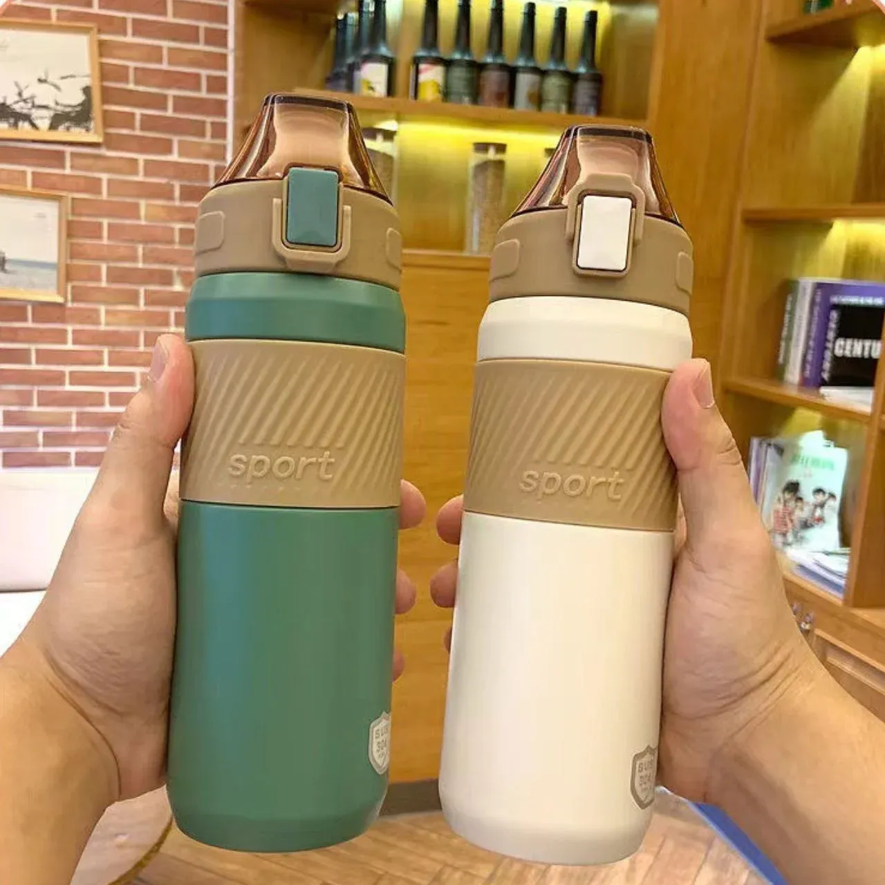 STAINLESS STEEL SPORT SIPPER WITH STRAW - 600ML - SILICON GRIP-INSULATED - PK23 – KIDS ESSENTIALS | Peekaboo Kids Mart