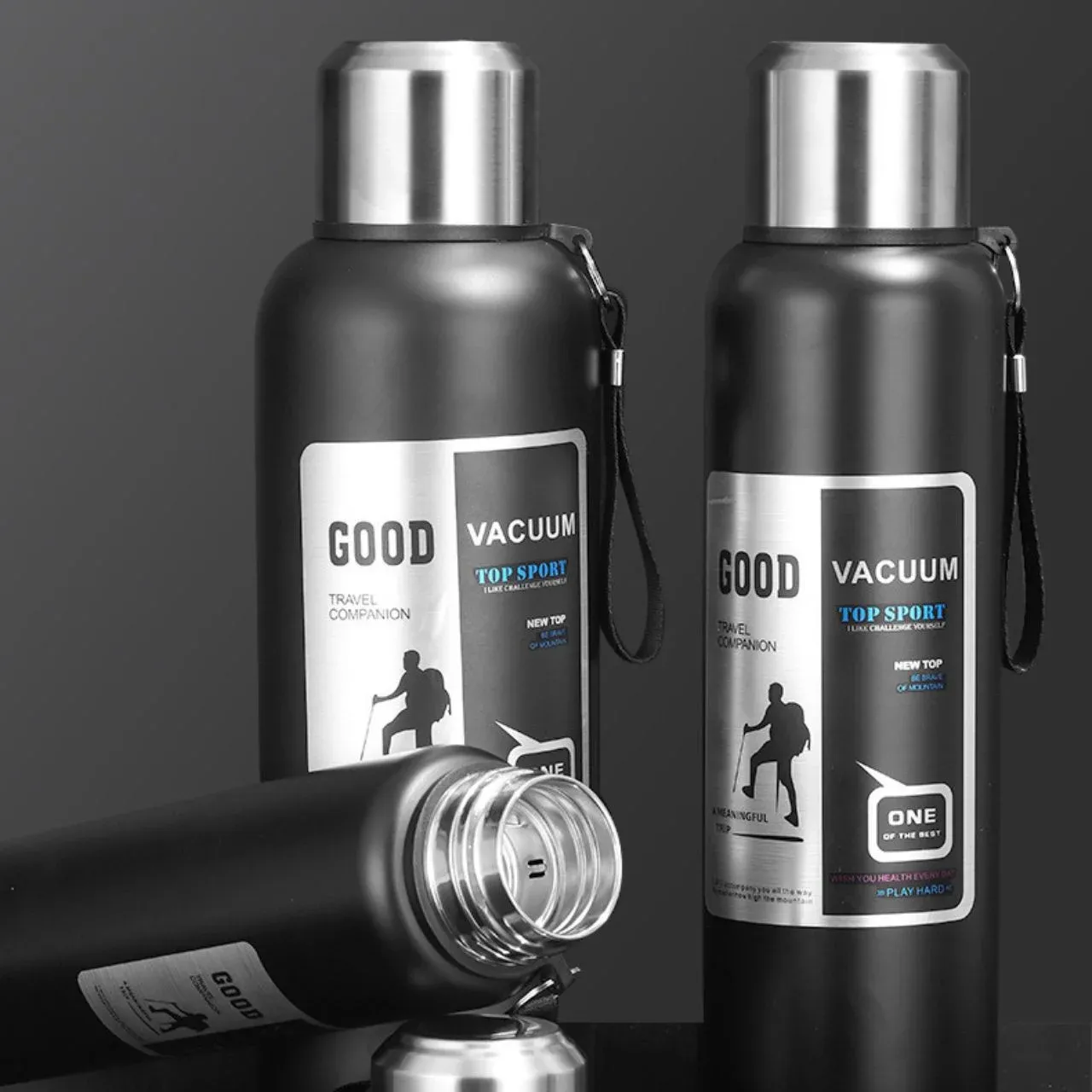 800ML THERMOS INSULATED FLASK - DOUBLE WALLED - 48 HOURS - PK25 | Peekaboo Kids Mart