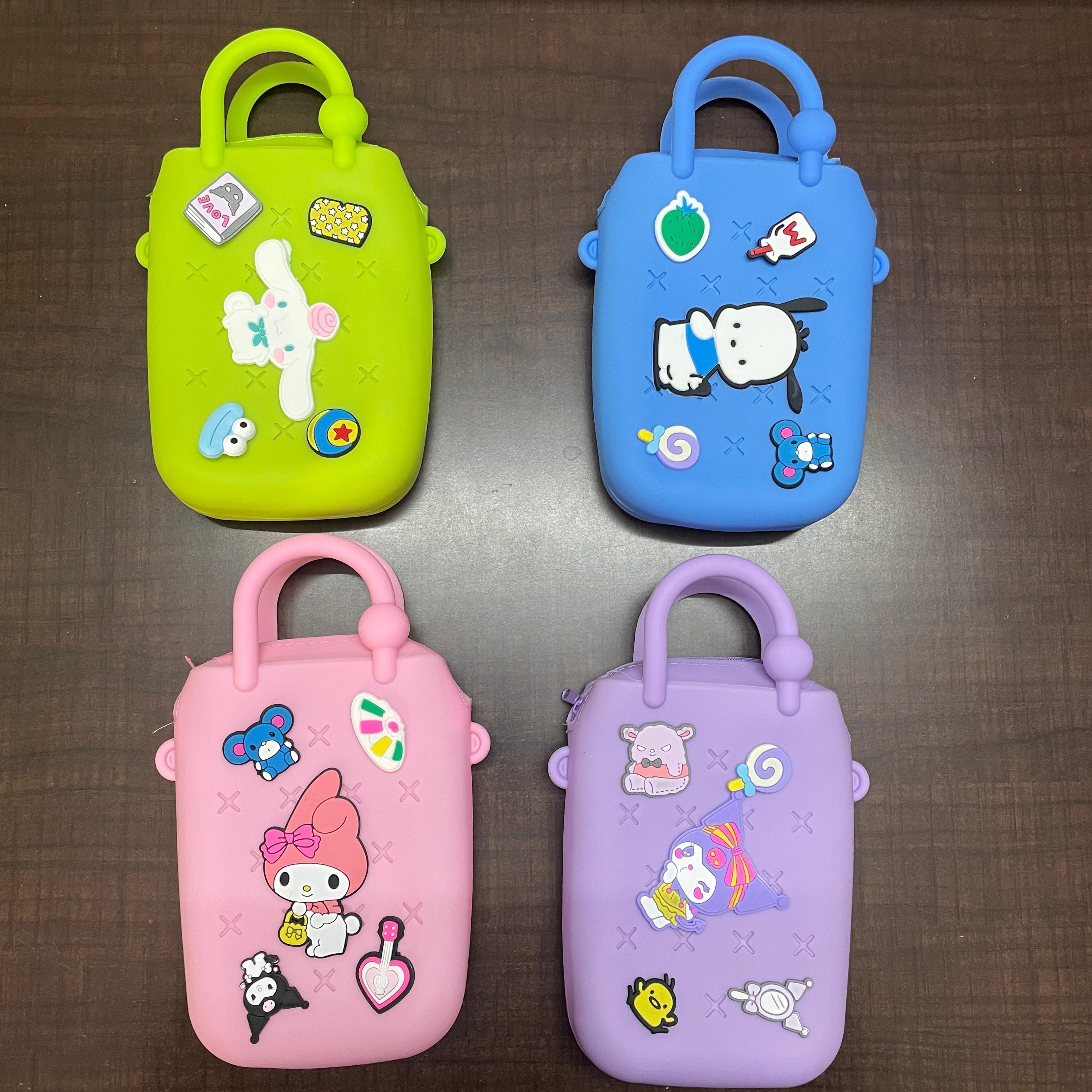 CHARMS SLING BAG- SILICON MADE - DETACHABLE SLING GIVEN | Peekaboo Kids Mart