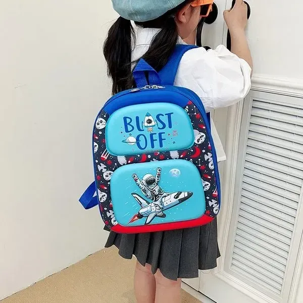 PK18 -3D BACKBAG- PICNIC BAG - TUTION BAG -30CM HEIGHT - HARDSHELL  | Peekaboo Kids Mart