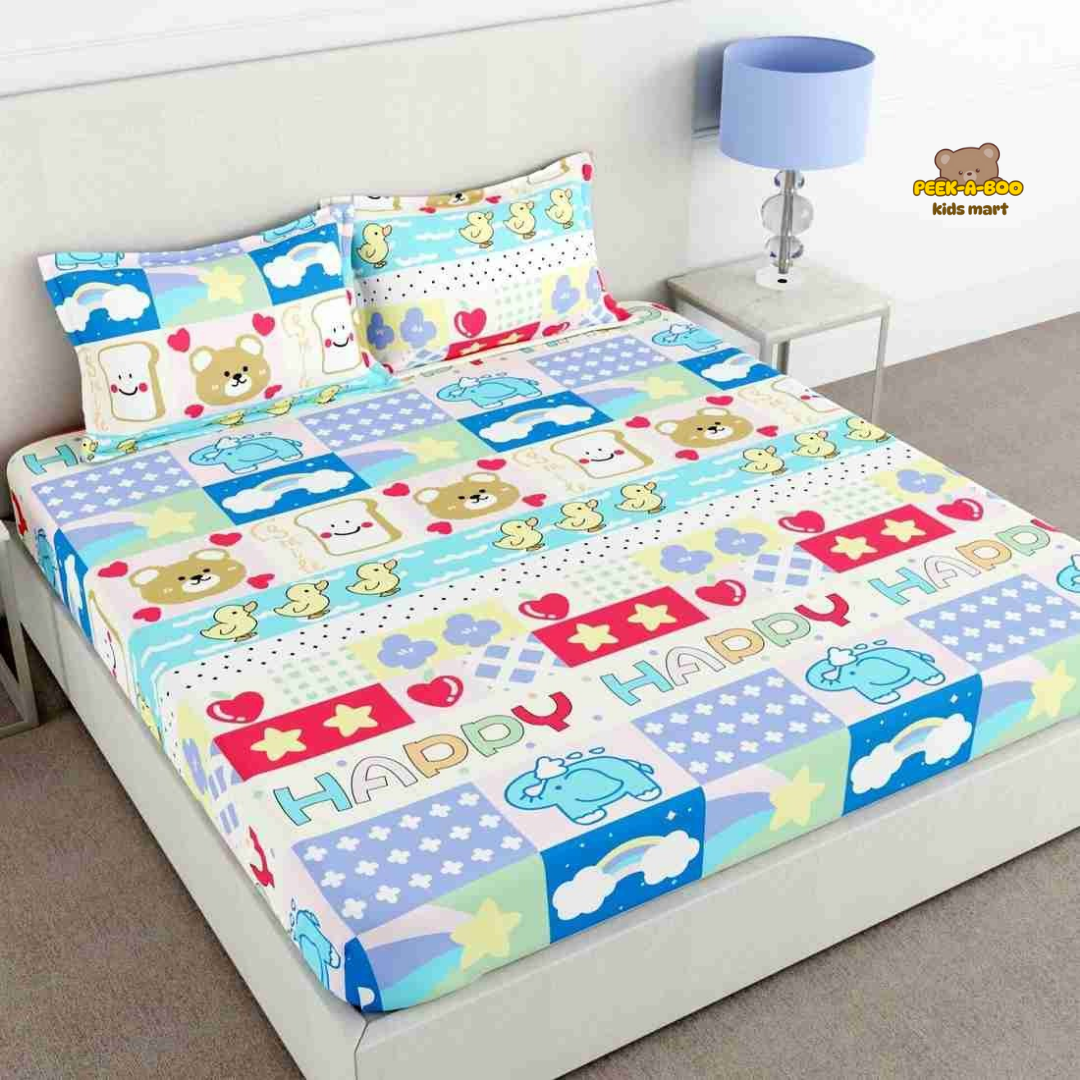 Double bed size Soft cotton Bedspread spread (Queen size) | Peekaboo Kids Mart
