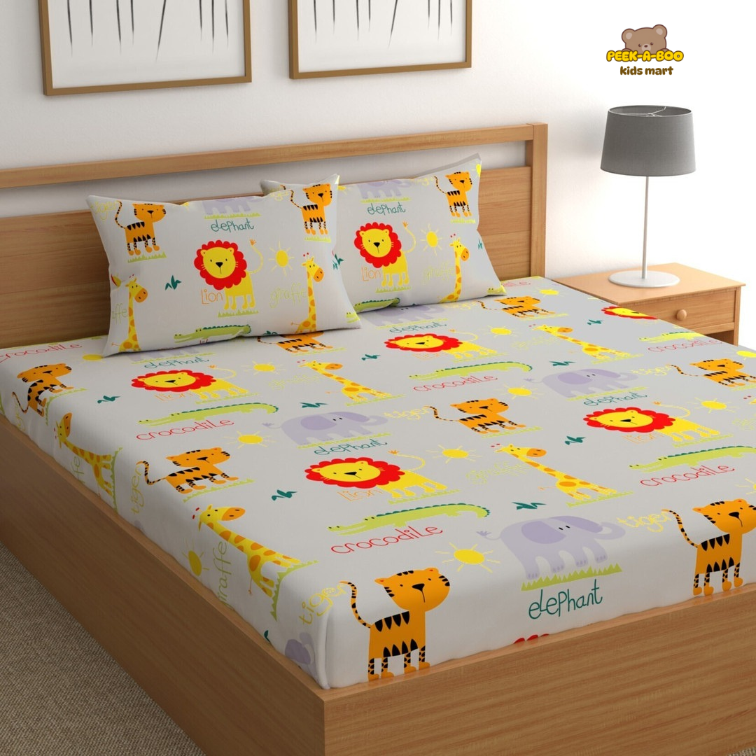 Double bed size Soft cotton Bedspread spread (Queen size) | Peekaboo Kids Mart