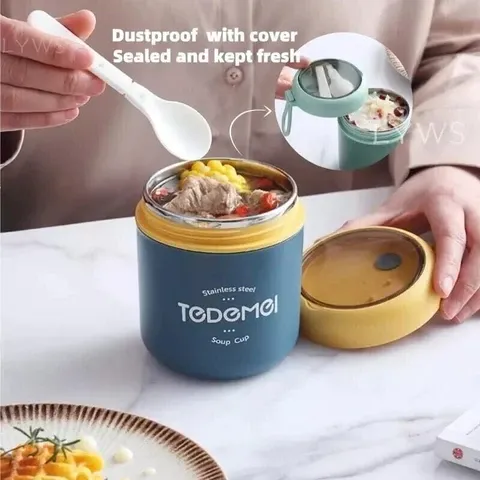 Tedemei Stainless Steel Lunch Box for Kids (1 layer) | Peekaboo Kids Mart