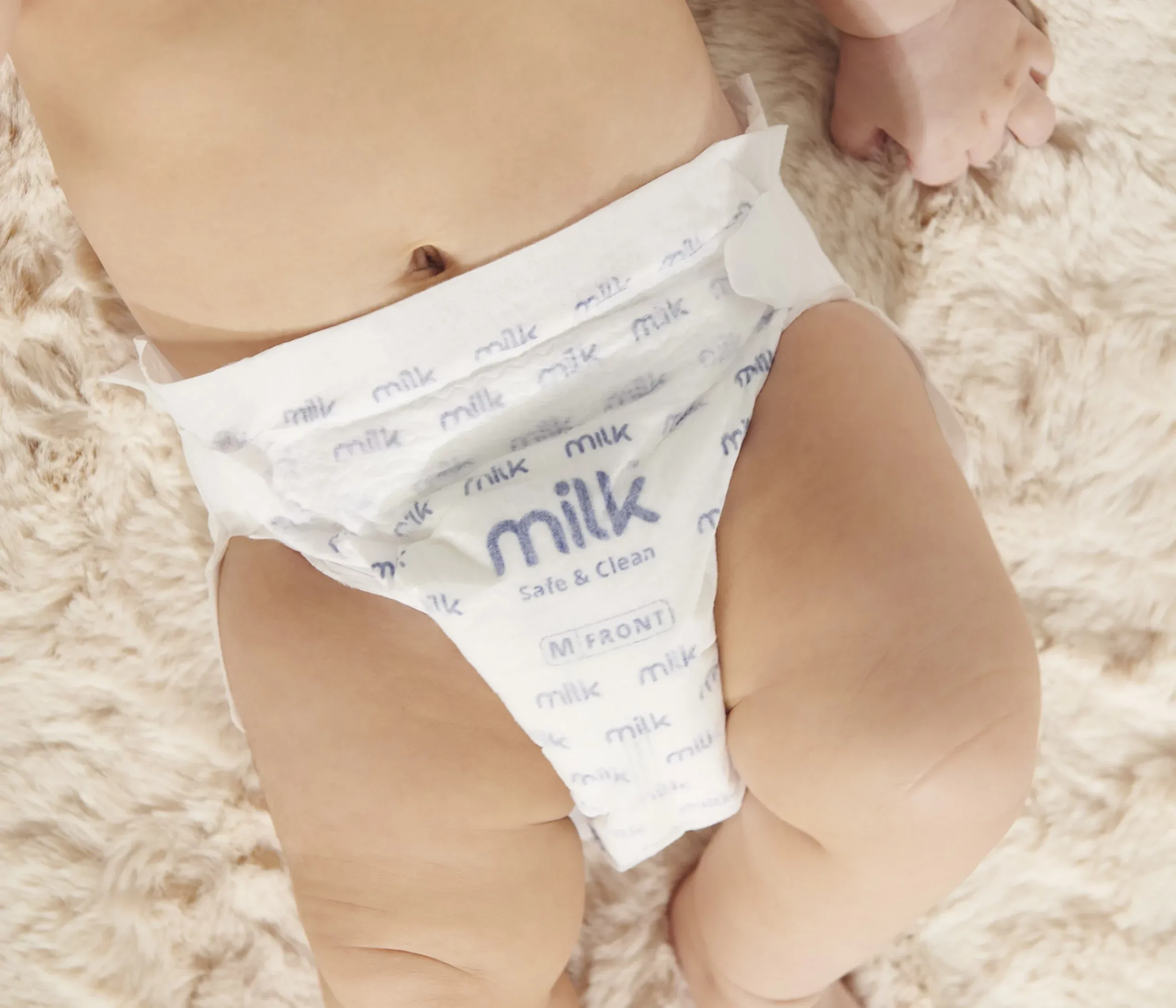 TRIAL-Milk diapers - S(4-8kgs) Velcro- 7pcs – BABY DIAPERS | Peekaboo Kids Mart