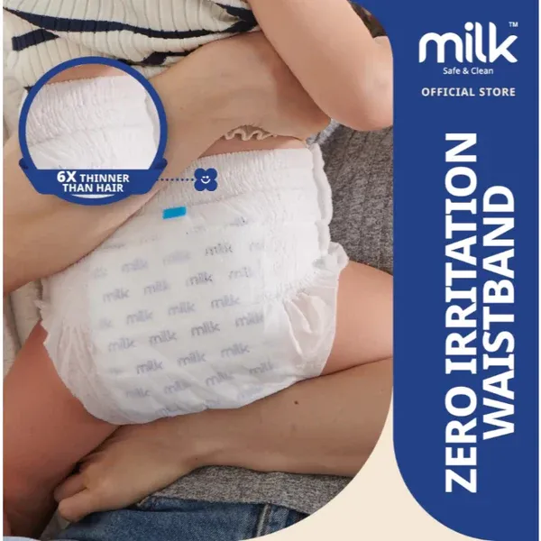 TRIAL-Milk diapers - XL(12-20kgs) pant - 5pcs | Peekaboo Kids Mart