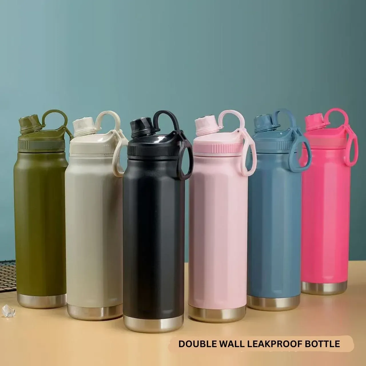 750ml Stainless Steel Insulated Water Bottle â€“ Leakproof Hot & Cold Flask | Peekaboo Kids Mart