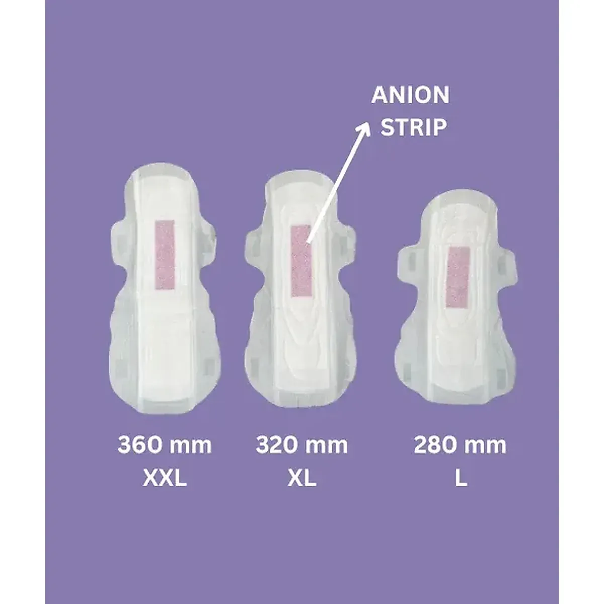 ANION napkins L - 280MM - 8 pads (buy 1 get 1 FREE offer) | Peekaboo Kids Mart